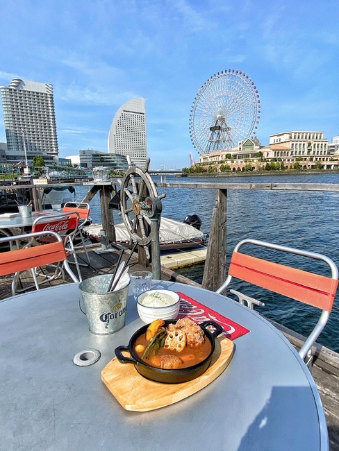 横浜みなとみらい 穴場の船上カフェでリゾート気分 ヘミングウェイ横浜 桜木町実食 口コミ ブログ くろにゃんの孤高のグルメ だめだめダイエット