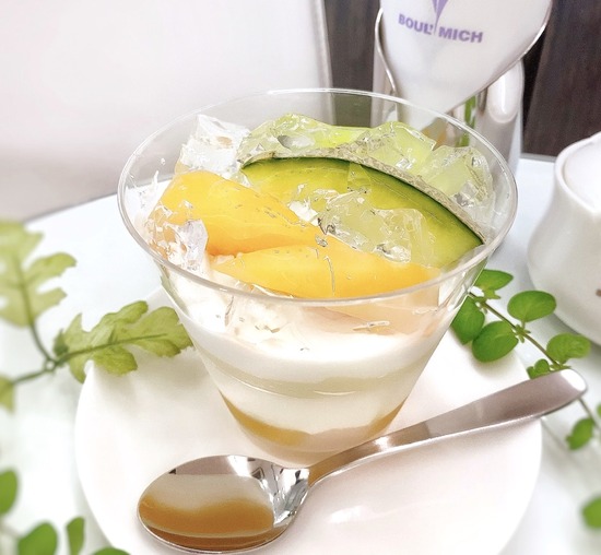 期間限定 メロンショートケーキとメロンパフェ ブールミッシュ くろにゃんの孤高のグルメ旅