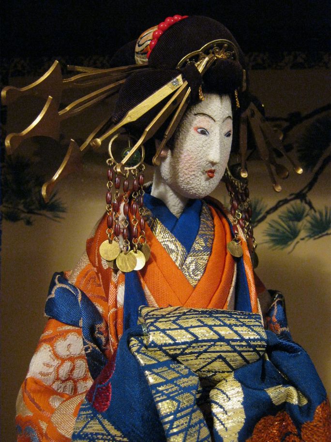 花魁』『文楽人形3体』の画像アップです！ : 工房 黒船屋