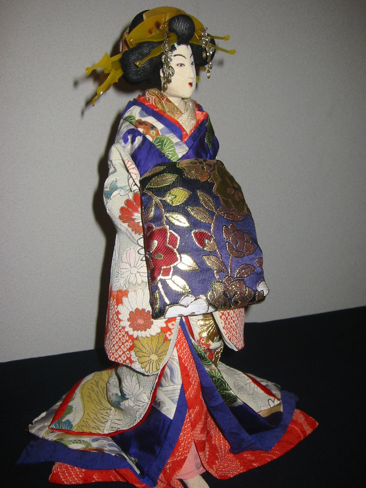 創作 花魁人形 参考出品 腰掛け