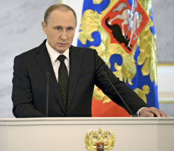 2015年のプーチン大統領