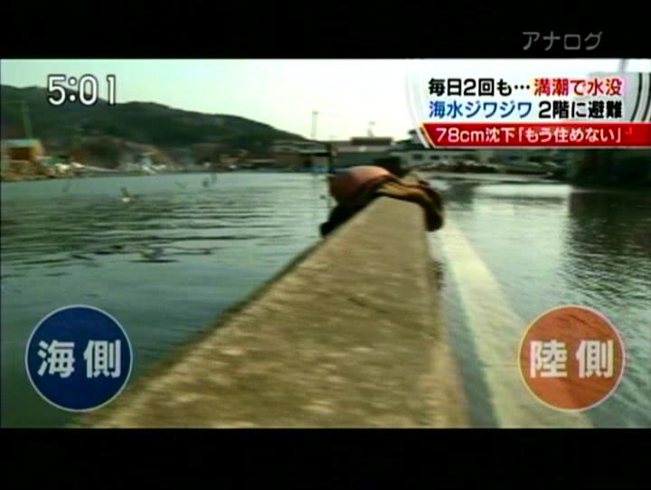 大震災で 三陸沿岸に0メートル地帯出現 如何に生活を確保すべきなのでしょうか 素直に見る世の中 大震災で 三陸沿岸に0メートル地帯出現 如何に生活を確保すべきなのでしょうか 素直に見る世の中