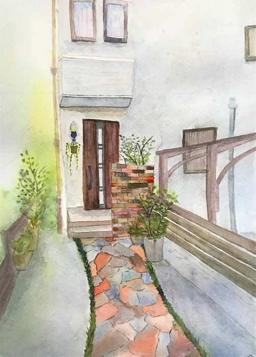 20190205Iさん透明水彩画作品