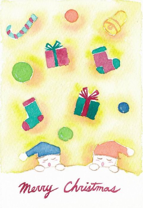 クリスマスカードその2 完成
