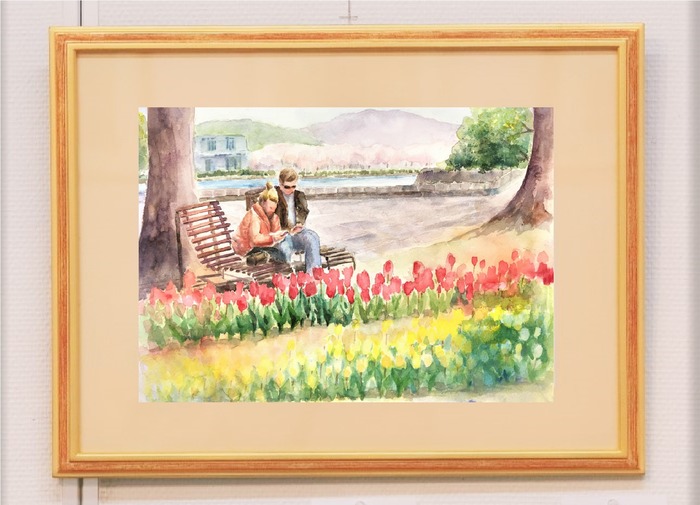 20190604Оさん透明水彩画作品2