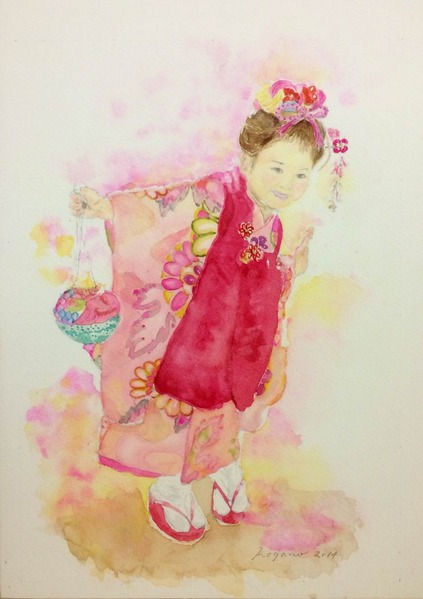 23Kさん透明水彩画作品