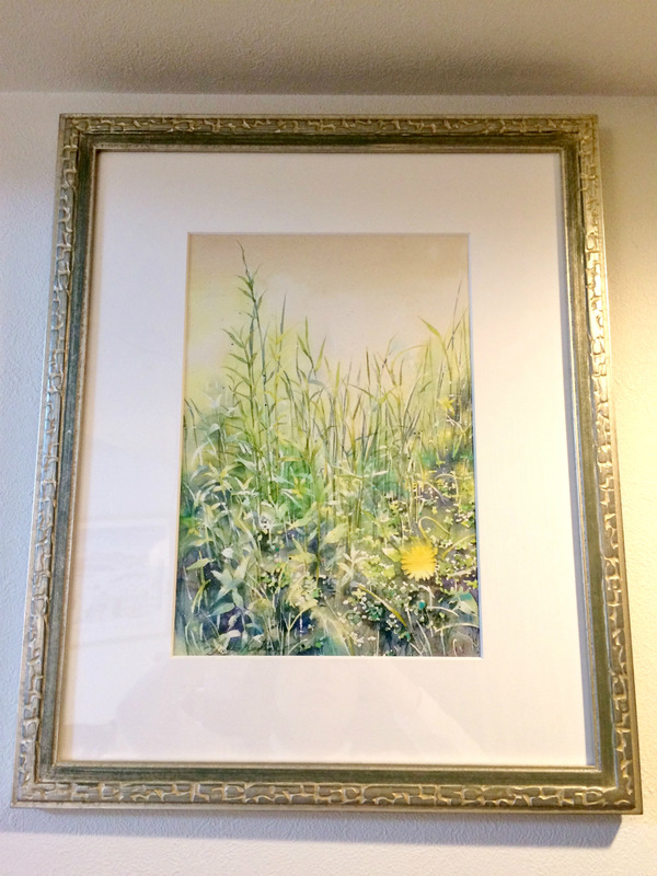 今年のお嫁入り透明水彩画作品「野辺」&コラム「売る絵を描くこと」