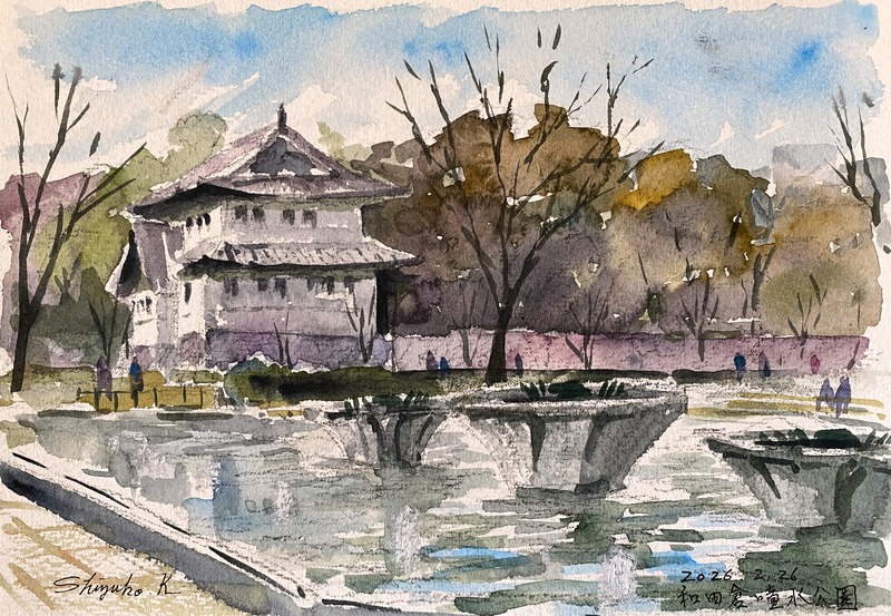 東京プチ・スケッチ散歩レポート🌸