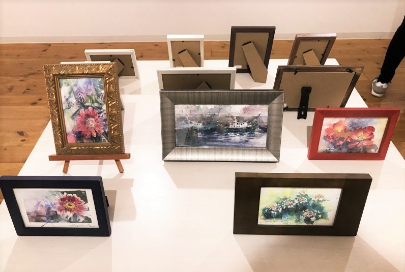 「水彩スケッチ二人展」二日目レポ🎨