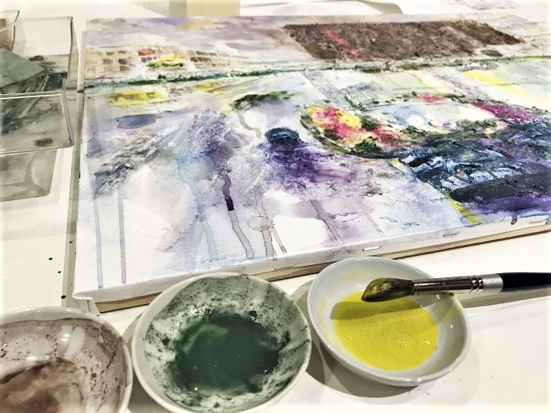 🖼30年ぶりの日本画☆第1回枚方市展で入賞しました🖼