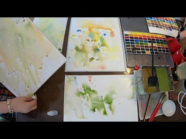 🎥YouTube動画「透明水彩制作の下地作り~紅茶のマザーカラーふたたび~」アップしました!