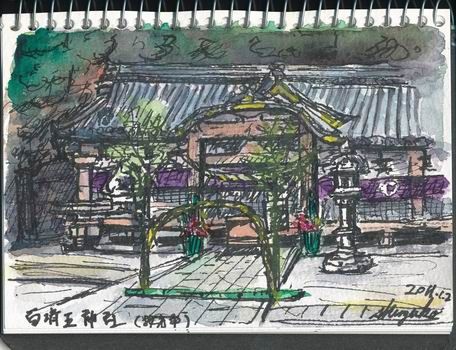 百済神社 初詣2011
