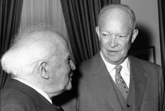 David Ben Gurion & Eisenhowe