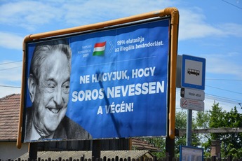 George Soros billboards
