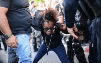 Israel Solomon Tekah protest 0011