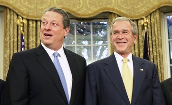 Al Gore & Georeg Bush 3