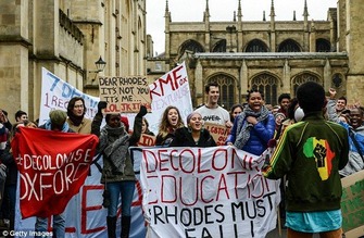 Oxford student protest 1