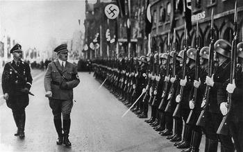 Hitler & SS Guard