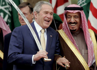 George Bush & Saudi king