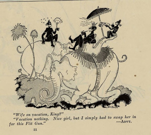 Dr Seuss Flit cartoon