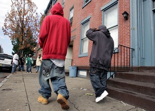 Black boys in Sagging Pants