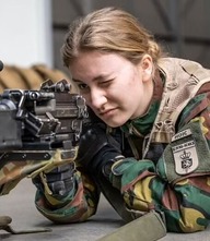 Princess Amalia of the Netherlands Army training 333