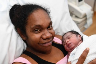 black baby & mother 43