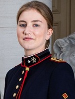Princess Elizabeth of Belgium as military officer 9923