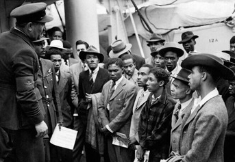 Jamaican immigrants Empire Windrush 001