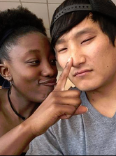 Black & ASian couple 1