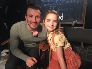 McKenna Grace & Chris Evans 6