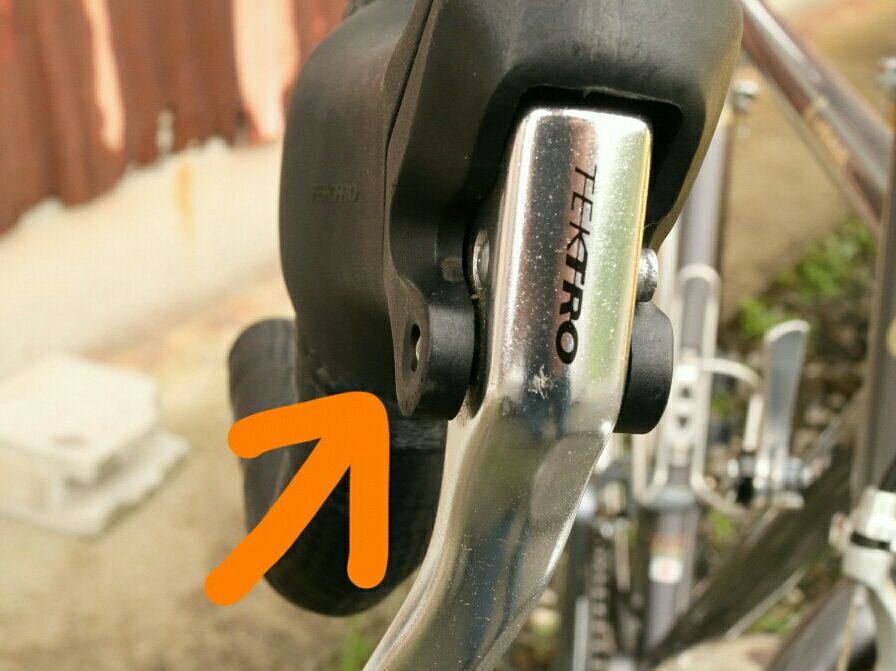 ブレーキレバーを交換しました 鼻の穴