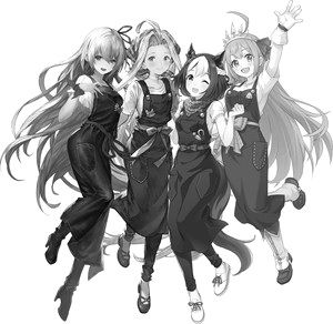 カラフルな髪とかダッサ 二次元キャラを白黒にした結果ｗｗｗｗｗｗ おしキャラっ 今流行りのアニメやゲームのキャラクター のオモシロ情報をまとめるサイトです