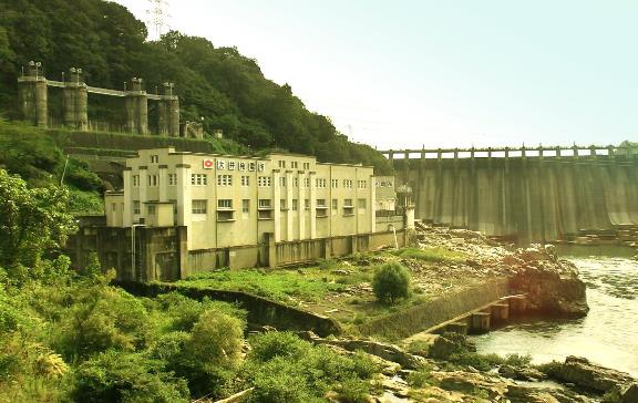 大井発電所と大井ダム 岐阜県恵那市 カフヱー花園