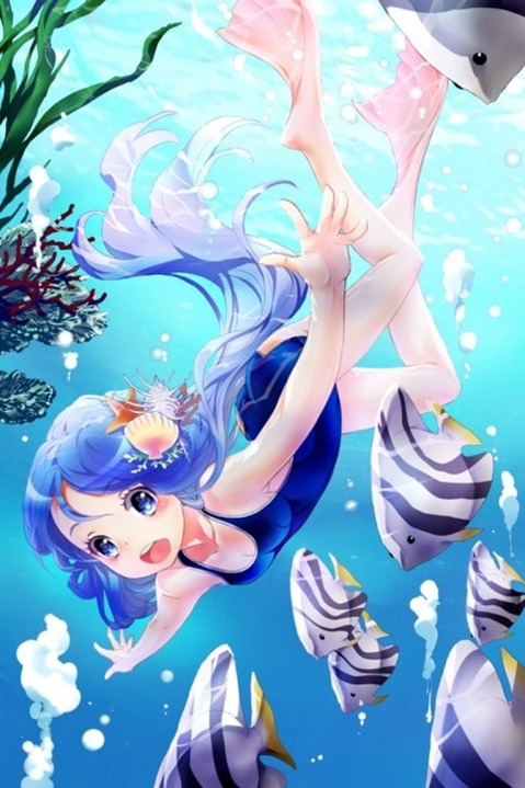 スク水(スクール水着)を着てる可愛い女の子の二次エロ画像②　100枚 11
