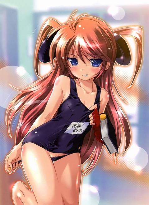 スク水(スクール水着)を着てる可愛い女の子の二次エロ画像⑥　100枚 26