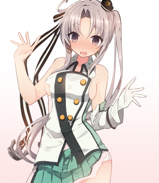 【二次エロ】【艦これ】巨乳＆パイパンまんこがエロすぎる秋津洲ちゃんのセクシー画像がみたい！ 23