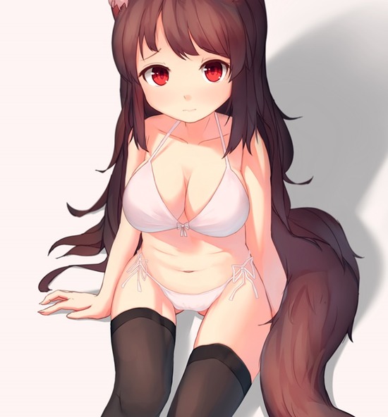 【二次エロ】【東方】孤独な東方ウルフキャラ今泉影狼ちゃんのエロい乳首とオッパイ画像がみたい！ 5
