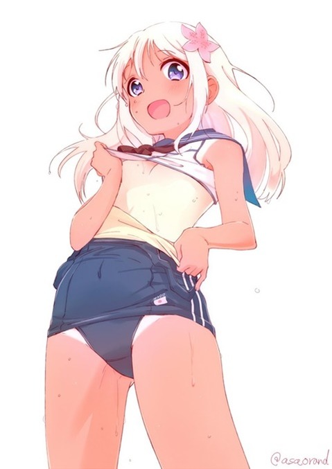 日焼け跡が色っぽい女の子の二次エロ画像④　50枚 36