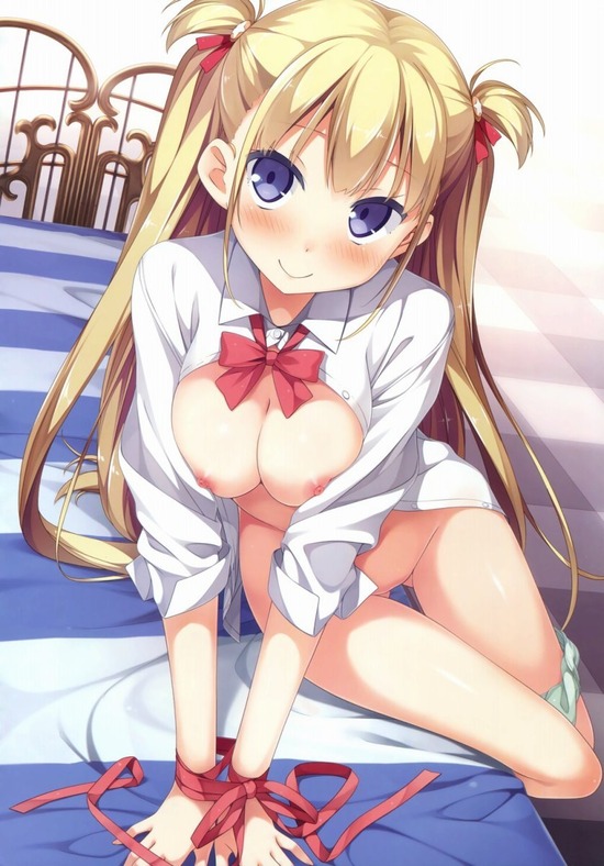 【二次エロ】金髪美少女たちのちょっぴりエッチで萌えまくりな二次画像がみたい！ 17