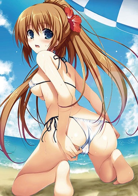 ポニーテールが可愛い女の子の二次エロ画像②　25枚 14