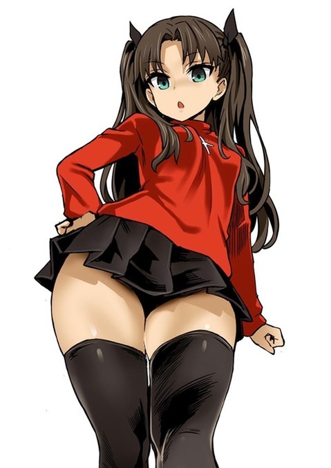 【Fate】遠坂凜の二次エロ画②　100枚 79
