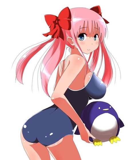 スク水(スクール水着)を着てる可愛い女の子の二次エロ画像①　100枚 58