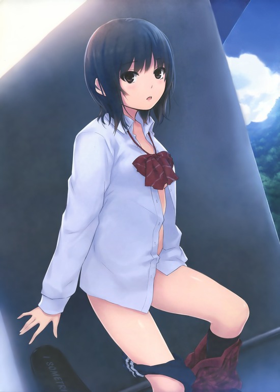 【二次エロ】制服着ている二次キャラのミニスカやパンチラ画像がみたい！ 14