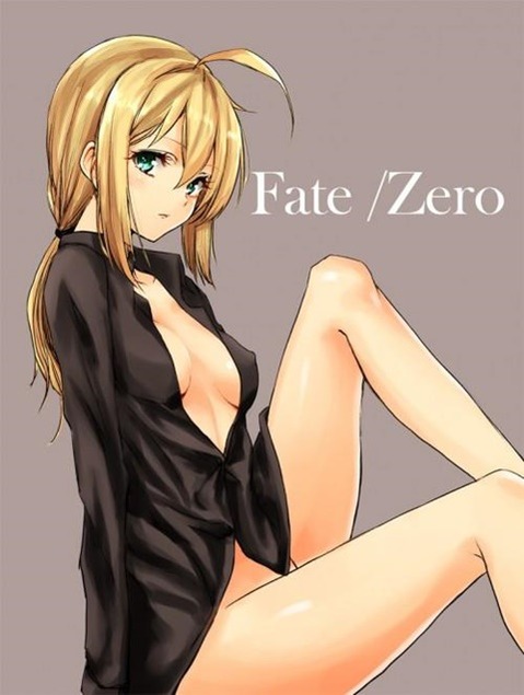 【Fate】セイバーの二次エロ画②　100枚 72