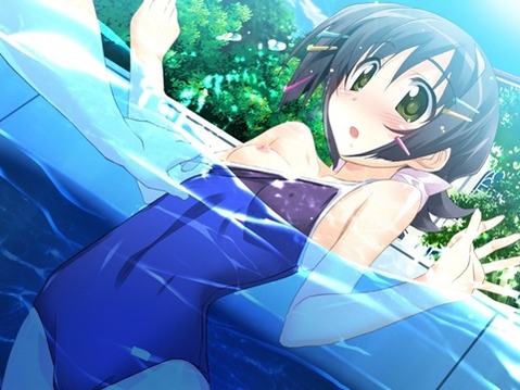 スク水(スクール水着)を着てる可愛い女の子の二次エロ画像④　100枚 73