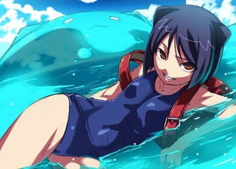 スク水(スクール水着)を着てる可愛い女の子の二次エロ画像③　100枚 27