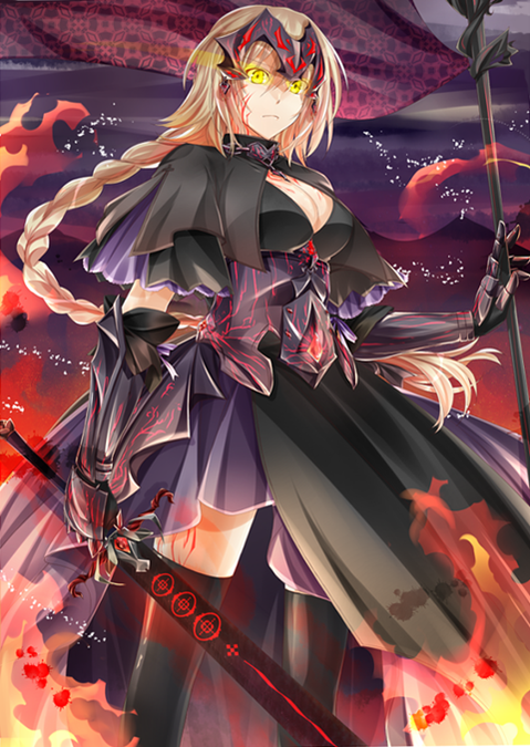 【Fate】ジャンヌ・オルタの二次エロ画　100枚 95
