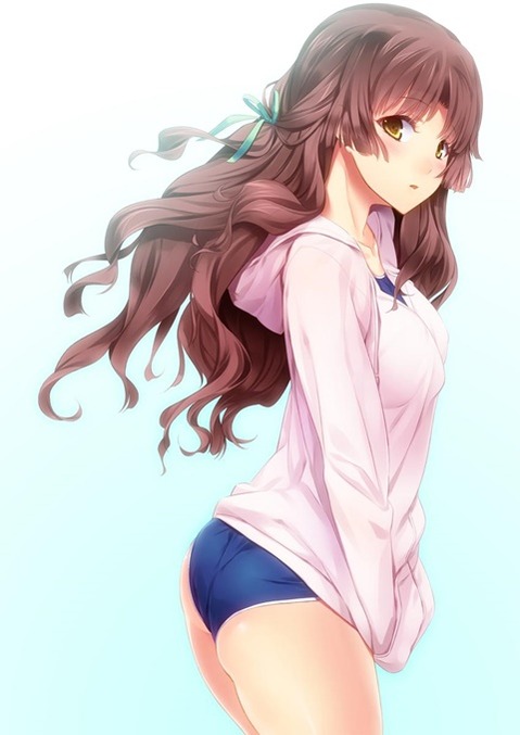 スク水(スクール水着)を着てる可愛い女の子の二次エロ画像④　100枚 65