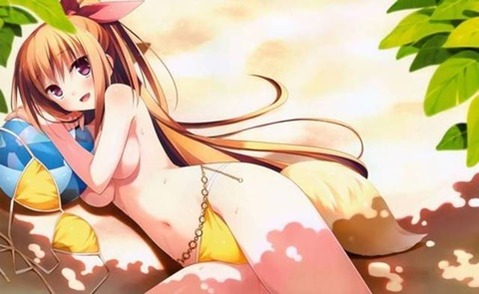 ポニーテールが可愛い女の子の二次エロ画像⑮　25枚 4